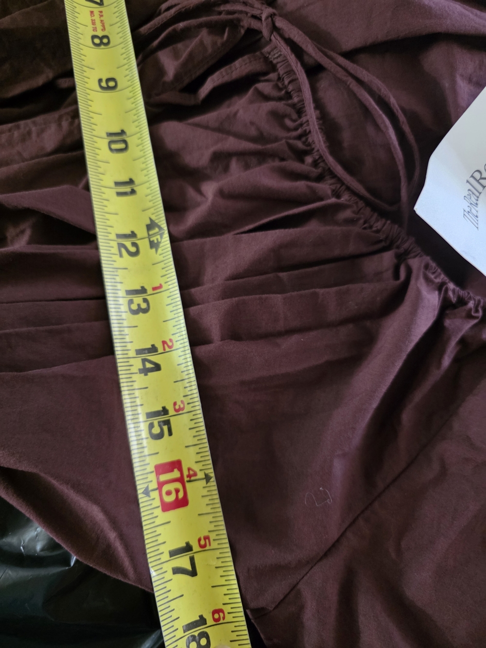 Matteau Chocolate Puff-Sleeve Tiered Dress - Picture 12 of 15